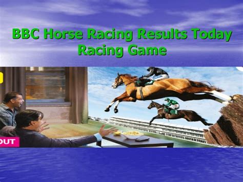 racing results today bbc sport